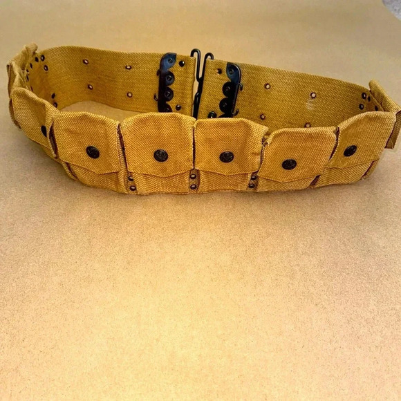 Source Unknown Other - WWI Doughboy Cartridge Belt